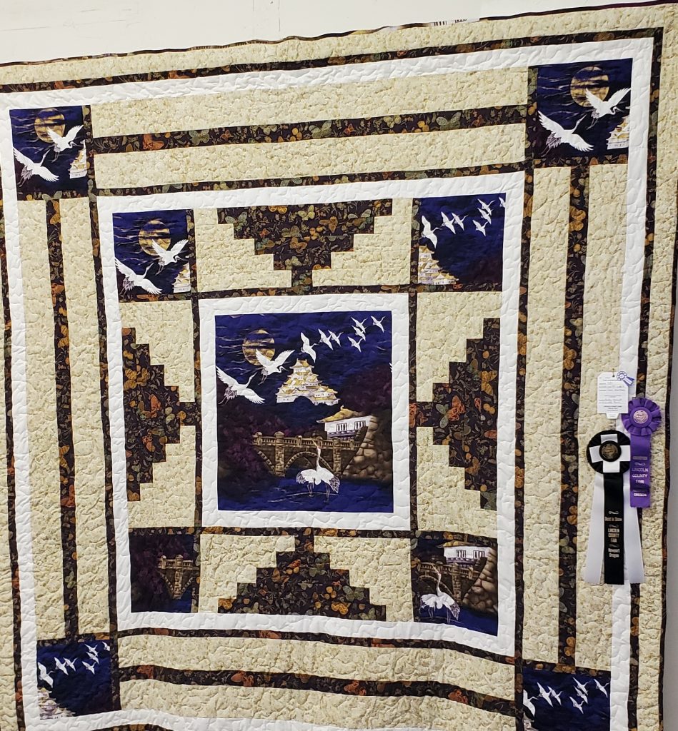 Lincoln Fair-Betty Haskin's winning quilt