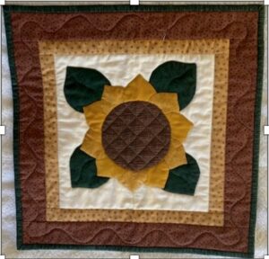 Sunflower quilt